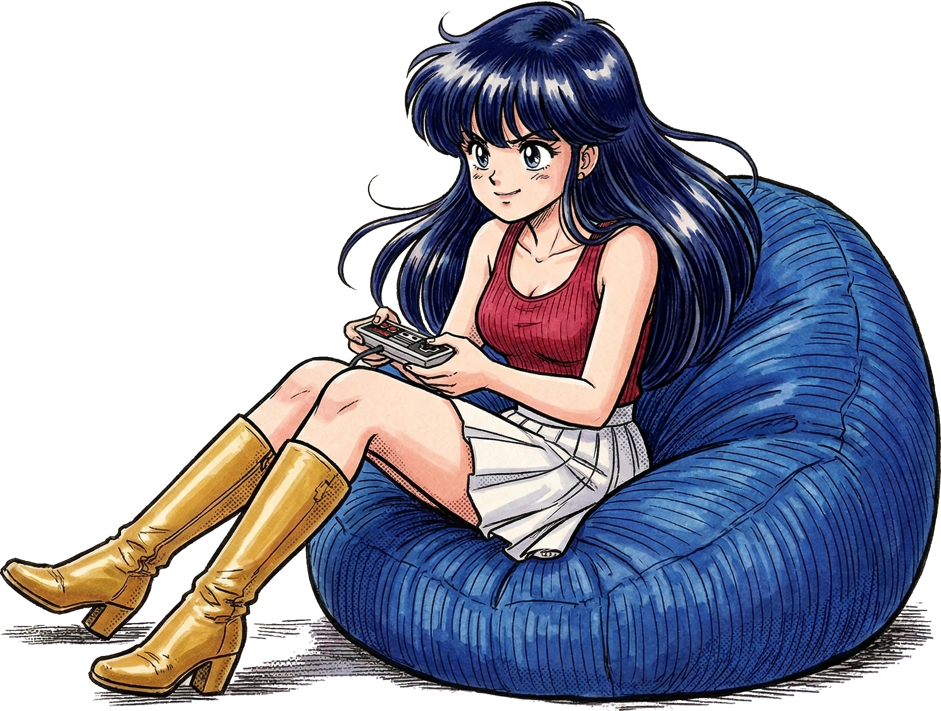 Retro gaming illustration